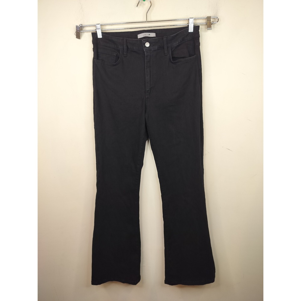 Joe's Jeans Flare Jeans Size 32 High Rise Stretch Black Tall Inseam